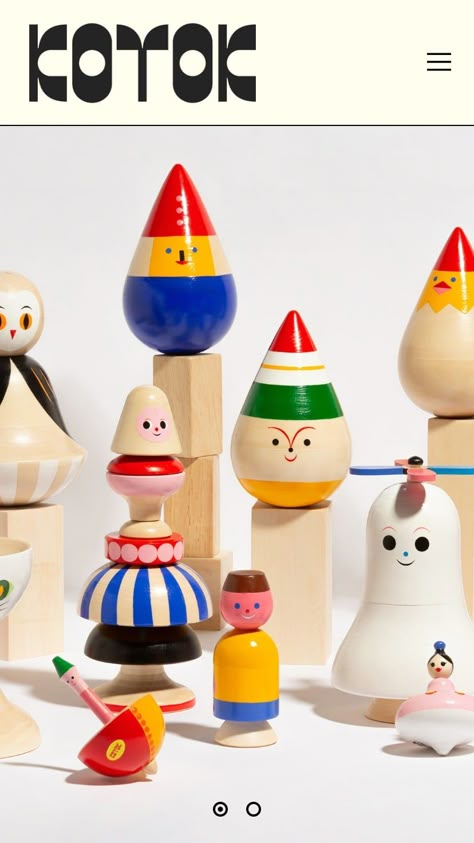 Playthings to Love｜デザインのこと - Web design gallery Pita Aesthetic, Object Character Design, Toy Branding, Clay Tattoo, Toy Design Product, Toy Advertisement, Scandinavian Toys, Illustration Objects, Balance Game