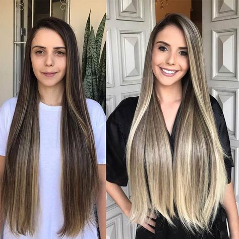 Top Brown to Caramel Colors of Balayage Hair ★ See more: http://lovehairstyles.com/balayage-hair-brown-caramel-tones/ Blonde Balayage Highlights, Hair Makeover, Brown Blonde Hair, Long Blonde, Pastel Hair, Hair Color Balayage, Balayage Highlights, Long Blonde Hair, Love Hair