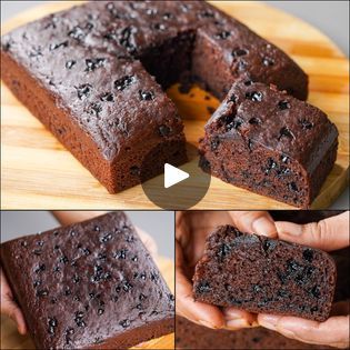 Cake Recipes Without Oven, Eggless Cake Recipe, Rhubarb Cake, Eggless Recipes, Banana Cake, Chocolate Banana, Chocolate Cake Recipe, Pound Cake, Rhubarb