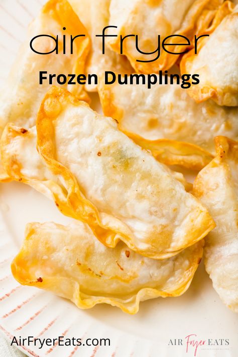 Foods In Air Fryer, Air Fryer Snack Recipes, Easy Frozen Meals, Frozen Potstickers, Frozen Sweet Potato Fries, Air Fryer Snacks, Frozen Food Recipes, Impress Yourself, Frozen Dumplings