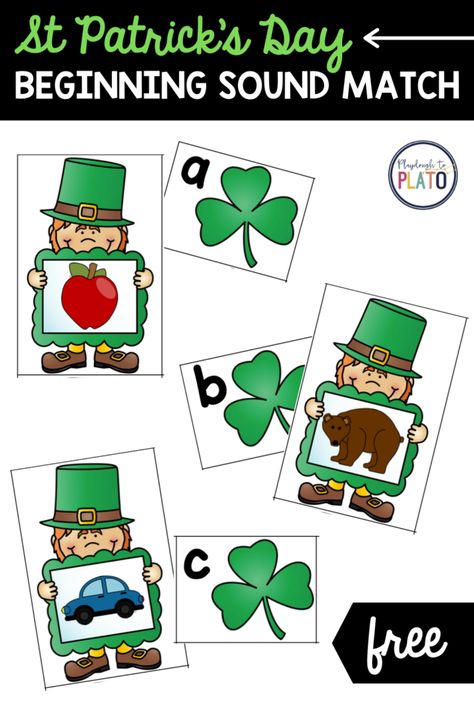 St Patricks Literacy Activities, St Patricks Day Letter Activities, St Patrick’s Day Literacy Activities, St Patrick’s Day Centers, Pre K St Patricks Day, March Literacy Activities, St Patricks Day Preschool, Syllables Kindergarten, St Patricks Activities