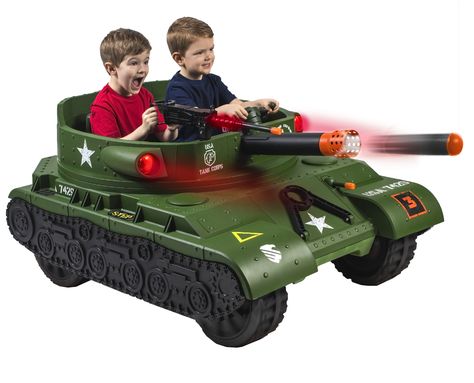 NEW WALMART EXCLUSIVE 24 Volt Thunder Tank Ride-On With Working Cannon and Rotating Turret! – Walmart Inventory Checker – BrickSeek Nerf Toys, Kids Toys For Boys, Toy Cars For Kids, Power Wheels, Ride On Toys, Kids Ride On, Ride On, Toys For Boys, Military Vehicles