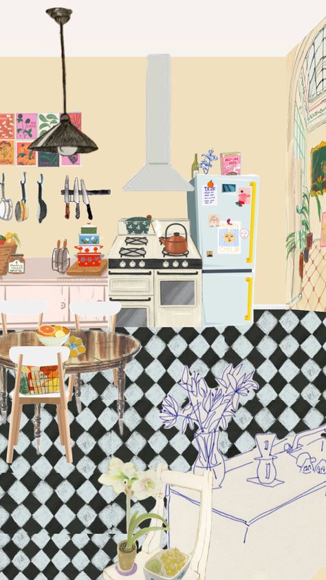 kitchen Grunge Guitar, Guitar Illustration, Collage Background, Guitar Music, Cute Patterns Wallpaper, Love Vintage, Futurism, Retro Futurism, Funky Art