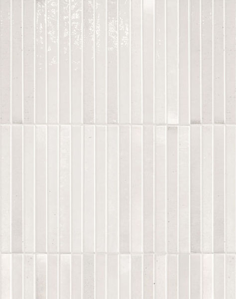 White kitkat tile Finger Tiles, Fluted Tile, Kit Kat Tiles, Kitchen Splashback Tiles, Neutral Tile, Shower Tiles, Tile Splashback, White Bathroom Designs, Retro Tiles