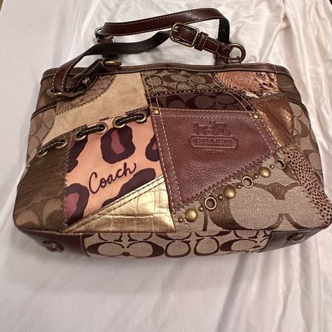 Great Condition Early 2000s Purses, Vintage Thrift Finds, Vintage Coach Purse, Thrifted Bags, 2000s Purse, Vintage Designer Bags, Beige Handbags, Soft Leather Handbags, Vintage Coach Bags