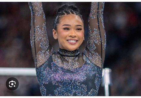 The little gal, Suni Lee, has stolen my heart. She is stunning. #OlympicGymnastics Suni Lee Paris, Jordan Chiles, Female Celebrity Crush, Gymnastics World, Uneven Bars, Gymnastics Team, Bionic Woman, Amanda Smith, Olympic Gold Medals