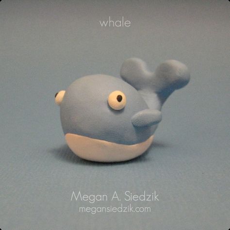 Whale Polymer Clay, Play Doh Ideas, Clay Sea Animals, Whale Clay, Play Doh Animals, Whimsical Pottery, Fake Pic, Clay Model, Kids Clay