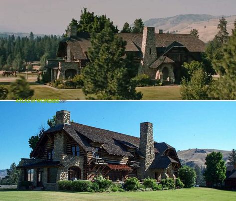 Where is Yellowstone filmed? Locations for the Kevin Costner Western series Yellow Stone Ranch House, Yellow Stone Dutton Ranch, Yellowstone Ranch House, Yellowstone Bunkhouse, Chief Joseph Ranch, Yellowstone Fashion, Rip Yellowstone, Ranch In Montana, Yellowstone Ranch