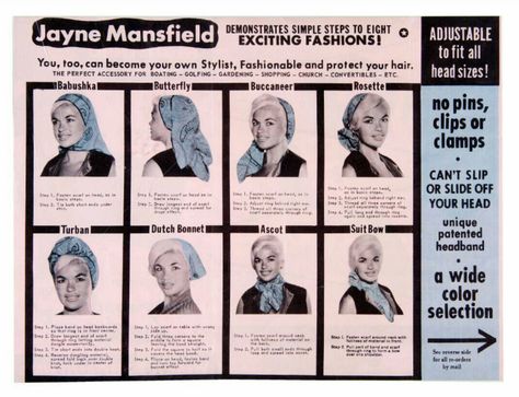 Need to try these out with the Hollywood Hed-Topper I just bought! Vintage Beauty Salon, Old Hollywood Fashion, Jayne Mansfield, Vintage Blog, Vintage Hair Accessories, I Feel Pretty, Hollywood Fashion, Vintage Vanity, Vintage Clothes