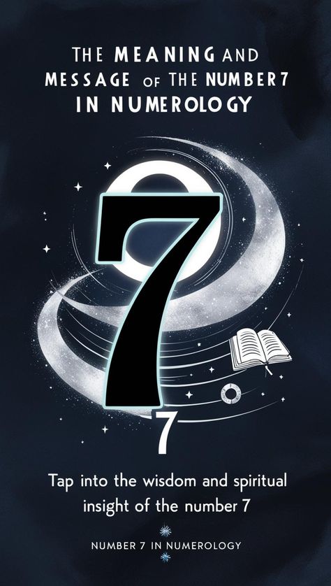 Delve into the mystical energy of the number 7 in numerology. Explore its connection to wisdom, intuition, and the journey of self-discovery. Numerology Number 7, Celestial Spirit, The Number 7, Numerology Numbers, Life Path Number, Inner Wisdom, Number 7, Personal Journey, Life Path