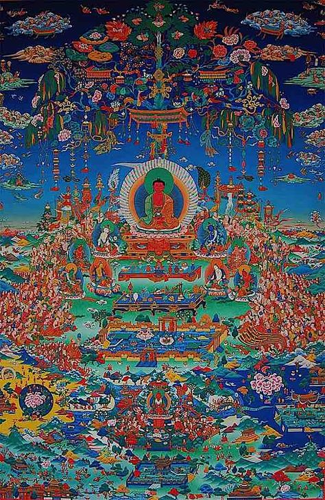 Amitabha Buddha, Mahayana Buddhism, Buddhist Practices, Buddhist Teachings, Buddha Teachings, Warrior Queen, Tibetan Buddhism, Mindfulness Meditation, Land Art