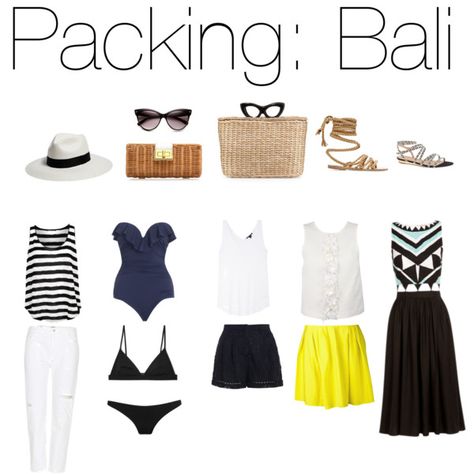 Dress For Bali Trip, Packing List For Bali, Packing For Bali, Bali Packing List Woman, Beach Holiday Packing, Bali Holidays, Bali Vacation, Holiday Packing, Travel Capsule