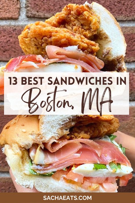 Boston Guide, Winter Boston, Aesthetic Boston, Italian Sandwiches, Travel Boston, Boston Aesthetic, Places In Boston, Boston Travel Guide, Donut Shops