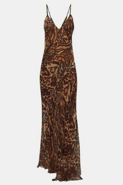 Tiger Dress, Tiger Print Dress, Silk Slip Dress, Silk Slip, Tiger Print, Looks Vintage, Fancy Dresses, Heeled Sandals, Classy Outfits