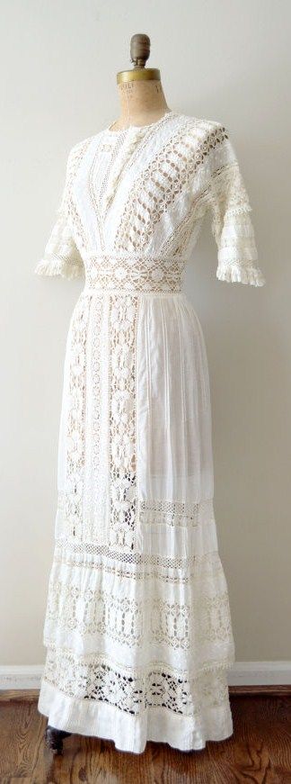 Edwardian wedding dress