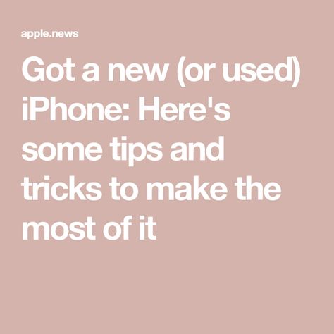 Got a new (or used) iPhone: Here's some tips and tricks to make the most of it Ios 13, New Iphone 11, The Arrival, Used Iphone, Apple News, Usa Today, New Iphone, Tips And Tricks, Iphone 11