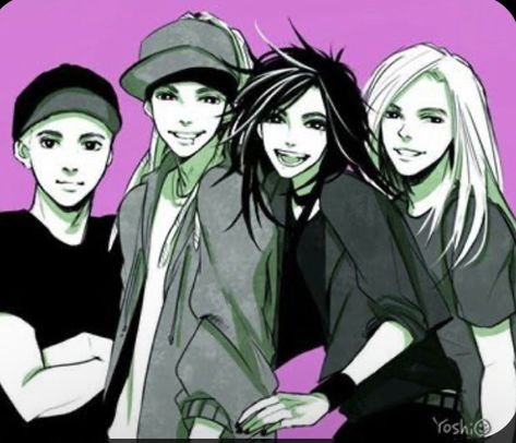 Tokio Hotel Fanart, 00s Nostalgia, Tokyo Hotel, Georg Listing, Tokyo Hotels, Purple Wallpaper Iphone, Bill Kaulitz, Tom Kaulitz, Tokio Hotel