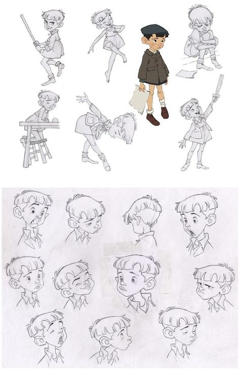 © Borja Montoro - Character design references Character Design Pose Sheet, Character Design Disney Style, Expression Sheet Character Design, Disney Character Sheet, Kids Reference Drawing, Kid Reference Drawing, Boy Illustration Character, Little Boy Character Design, Kids Character Design