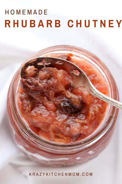 Rhubarb Chutney, Freeze Rhubarb, Cream Cheese Appetizer, Chutney Recipe, Rhubarb Recipes, Sweet Tart, Cheese Appetizers, Chutney Recipes, Jams & Jellies