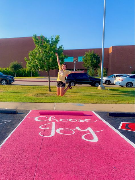 Senior Year Things, Senior Year Fun, Senior Parking Spot, Parking Spot, Senior Year, High School, Arts And Crafts, Quick Saves, Art