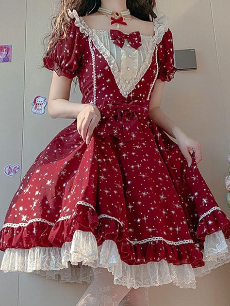 Op Dress, Frilly Dresses, Kawaii Fashion Outfits, Fantasy Dress, Sweet Lolita, Asian Outfits, Pink Outfits, Kawaii Clothes, One Piece Dress