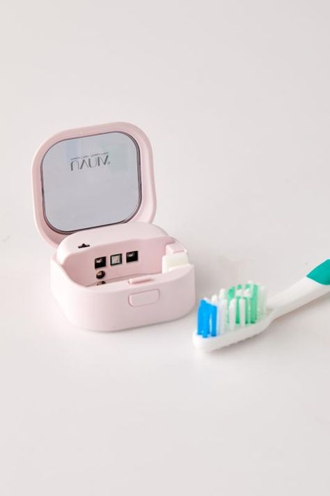 UVNIA UV Toothbrush Sterilizer | Urban Outfitters Australia Uv Toothbrush Sanitizer, Toothbrush Sanitizer, Organization Hacks Diy, Sanitize Toothbrush, Acrylic Nail Set, Travel Necessities, Packing List For Travel, Girly Shoes, Micro Usb Cable