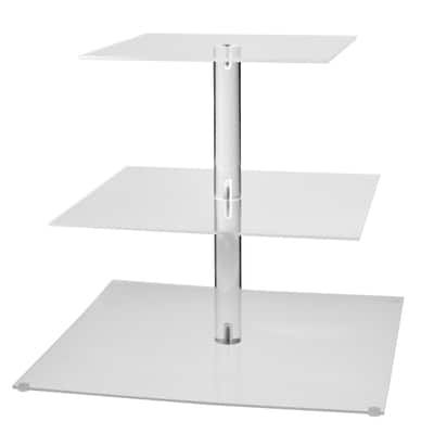 11" Clear Square 3-Tier Acrylic Treat Stand by Celebrate It™ | Michaels Tiny Sandwiches, Square Shelves, Treat Stand, Media Shelf, Square Shelf, Large Shelves, Acrylic Stand, Small Shelves, Tea Parties