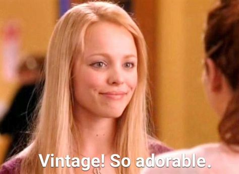 Shop #vintage at ocoriginals.etsy.com. 👗👜👠 Best Mean Girls Quotes, So Obsessed With Me, Mean Girl Quotes, Mean Humor, Teens Movies, Teen Movies, Regina George, Obsessed With Me, Rachel Mcadams