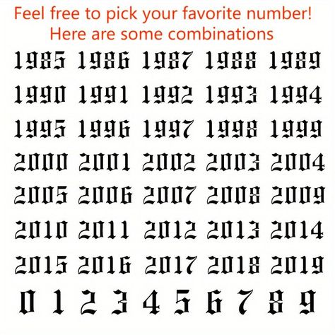 Number Tattoo Fonts, Tato Flash, Number Tattoos, Custom Necklaces, Floating Diamond Necklace, Dainty Diamond Necklace, Number Necklace, When You Smile, Birth Year