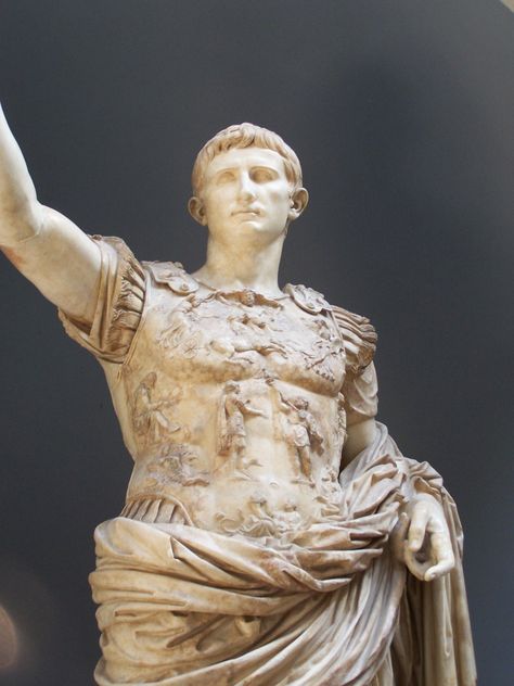 Octavian Augustus Augustus Caesar, Rome Empire, Chest Tattoo, Role Models, Rome, A Man, Greek Statue, Marble, Historical Figures