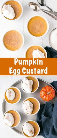 Egg Custard Recipe, Egg Custard Recipes, Desserts Pumpkin, Custard Recipe, Pumpkin Custard, Pumpkin Recipes Easy, Custard Pudding, Make Ahead Desserts, Egg Custard