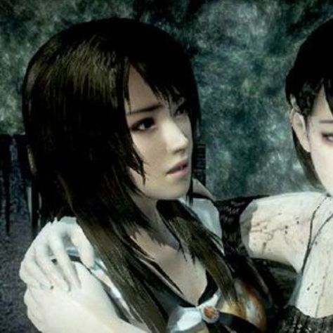 Fatal Frame 5 Matching Duos Icons, Japanese Horror, Fatal Frame, Retro Horror, Female Protagonist, Indie Horror, Couples Icons, Cute Profile Pictures, Discord Server