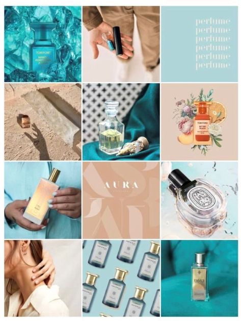 Instagram of a perfume store showcasing the softness of scents through object #Skincare_Inspiration #Skincare_Store #Insta_Layout #Social_Media_Ideas_Design Fragrance Advertising, Skincare Store, Skincare Inspiration, Object Photography, Instagram Grid, Perfume Store, Perfume Scents, Photo Collage Template, Perfume Design