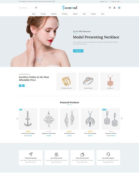 Jewelry Website Design, Bridal Diamond Ring, Jewellery Website, Jewelry Template, Bridal Jewellery Inspiration, Instagram Feed Layout, Jewelry Store Design, Mangalsutra Design, Black Beads Mangalsutra Design