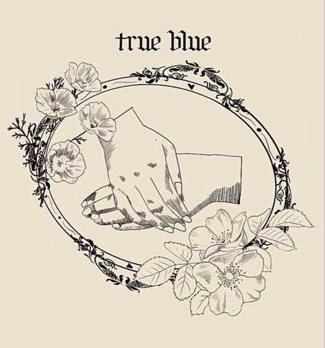 True Blue Tattoo Boygenius, Boygenius Tattoo, Blue Tattoo, True Blue, Tatting, Tattoos, Music, Blue