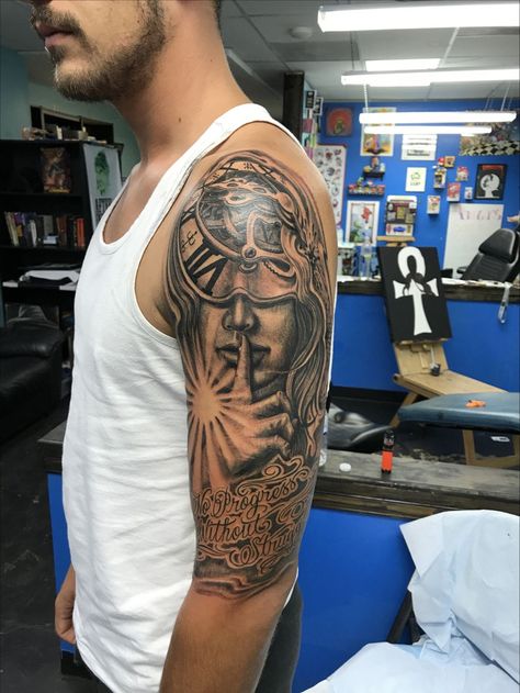 Face Tattoos On Arm, Shoulder Sleeve Tattoo Men, Gta Tattoo, Struggle Tattoo, Upper Arm Tattoos For Guys, Arm Tattoos Black, Random Tattoos, Shoulder Sleeve Tattoos, Black Men Tattoos