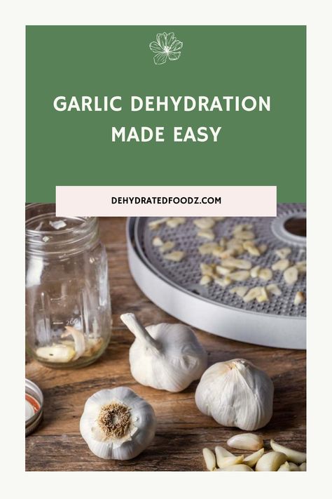 Discover the art of dehydrating garlic using a dehydrator, unlocking its captivating aroma and ensuring long-term preservation. Elevate your meals with the delightful crunchiness of dried garlic, adding a burst of intense flavor to every dish. Dehydrating Garlic In Dehydrator, Dehydrating Garlic, Dehydrate Garlic, Healthy Snacks Diy, Dehydrated Snacks, Dehydrated Garlic, Dried Garlic, Diy Healthy Snacks, Snacks Diy