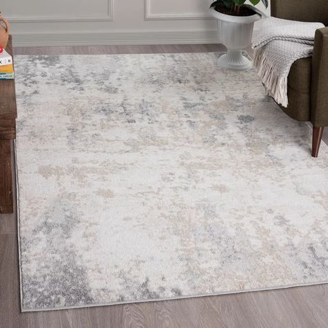 Living Room Rug Ideas, Room Rug Ideas, Living Room Cream, Cream Living Rooms, Rugs Living Room, 5x8 Area Rugs, Abstract Area Rug, Light Grey Area Rug, Gray Area Rug