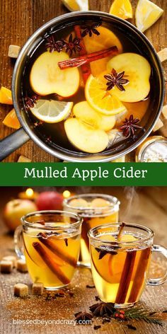 Mulled Apple Cider -  a wonderful hot beverage for a chilly day! blessedbeyondcrazy.com #mulledcider Hot Mulled Apple Cider, Mulled Apple Cider, Apple Cider Recipe, Mulled Cider, Cider Recipe, Hot Cider, Warm Drinks, Beverage Recipes, Fall Drinks