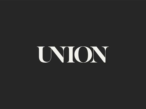 Union - private club in Soho, London Private Members Club Branding, Private Members Club Aesthetic, Private Club Branding, Hand Lettering Logo Design, Clean Logo Design, Union Logo, Club Branding, Flat Logo Design, Hand Lettering Logo