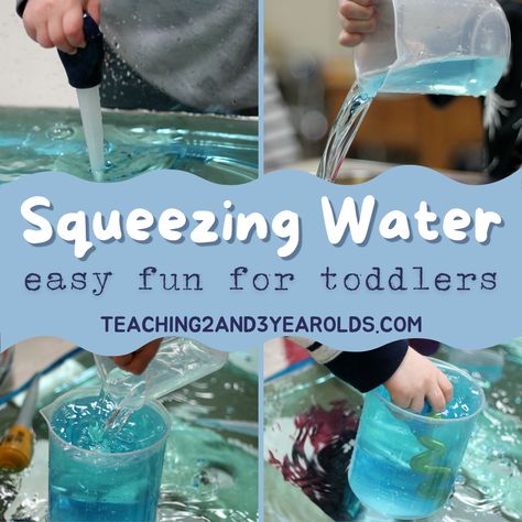 Toddler Science Activities, Water Activities For Toddlers, Toddler Fine Motor Activities, Toddler Science, Water Table Activities, Science For Toddlers, Early Explorers, Earth Drawings, Toddler Class