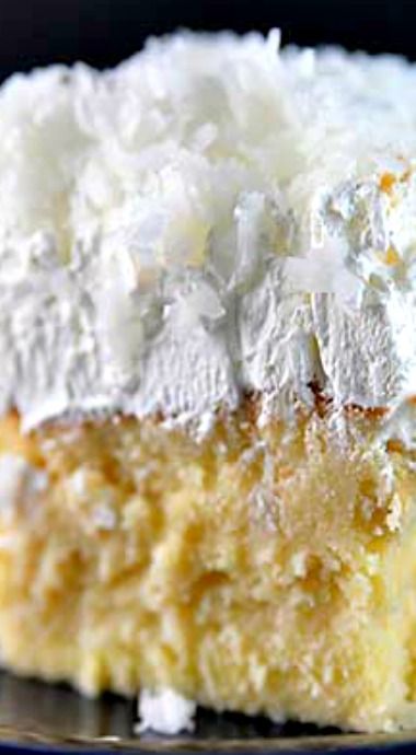 Ultimate Coconut Cake | best dessert recipes Cocunut Cake, Coconut Cake Recipe, Coconut Desserts, Coconut Whipped Cream, Coconut Recipes, Coconut Cake, Savoury Cake, Sweet Desserts, Coconut Cream