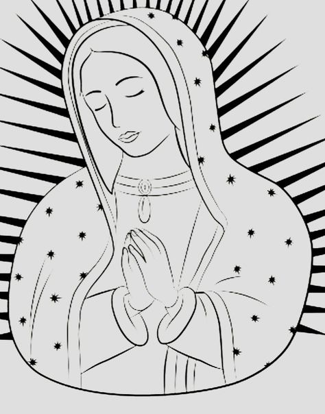 Mary Of Guadalupe, Patterns Painting, Sacred Heart Art, Virgin Mary Art, Faith Art, Tin Art, Iphone Wallpaper Photos, Disney Coloring Pages, Diy Canvas Art Painting