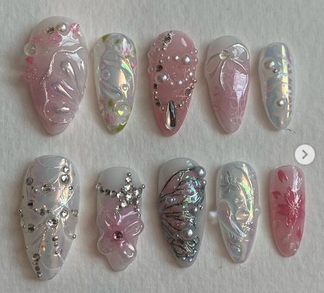 Blush Nails, Pretty Gel Nails, Really Cute Nails, Cute Gel Nails, Soft Nails, Kawaii Nails, Mixed Feelings, Pink Acrylic Nails, Manicure Y Pedicure