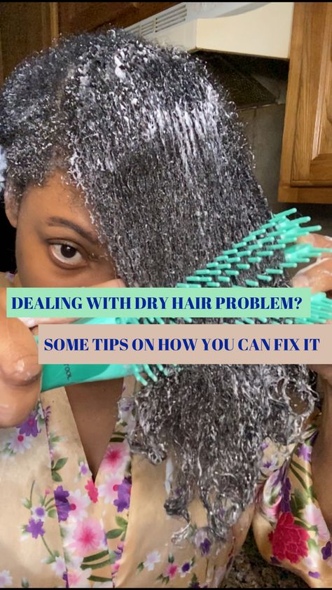 How To Fix Damaged Hair, Hair Treatments For Dry Hair, Dry Hair Ends, Coily Hair Care, Dry Hair Repair, Tips For Dry Hair, Fast Hair Growth Oil, Extremely Dry Hair, Dry Natural Hair