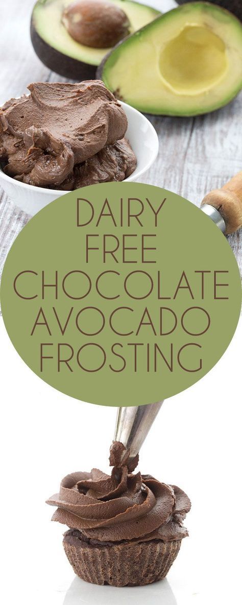 Dairy Free Chocolate Frosting, Avocado Frosting, Sugar Free Frosting, Dairy Free Bread, Dairy Free Frosting, Dairy Free Low Carb, Avocado Dessert, Dairy Free Snacks, Desserts Keto