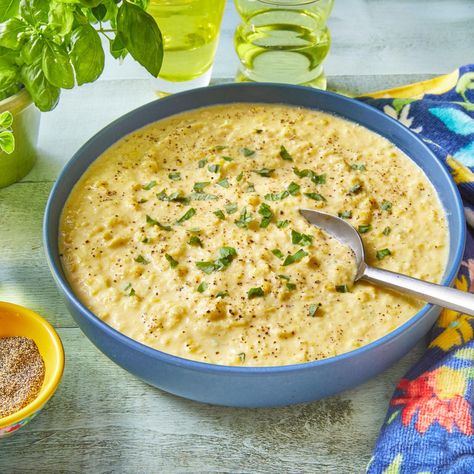 Make Creamed Corn, Easy Summer Side Dishes, Creamed Corn Recipes, Cream Corn, Basil Recipes, Corn Recipe, Bbq Sides, Creamed Corn, Corn Recipes