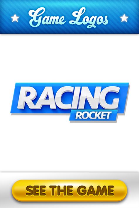 Racing Rocket game logo design. #twoplayergames #gamelogos #logoinspiration #game #design #ui Rockets Game, Rocket Logo, Rockets Logo, Game Logo Design, Racing Games, Game Logo, Design Ui, Best Games, Logo Inspiration