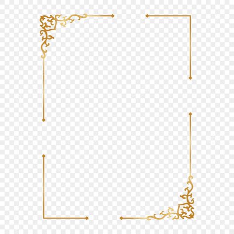 Certificate Border Png, Golden Frame Png, Certificate Border, Square Border, Rose Gold Square, Border Vector, Floral Wallpaper Iphone, Border Png, Border Frame