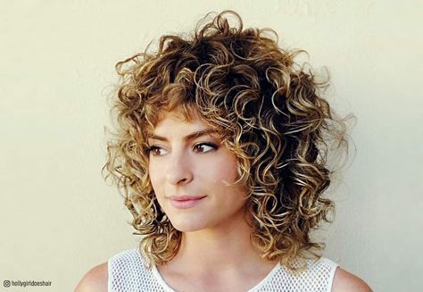 Try one of these trendy cuts that are perfect if you have curly hair. Hair Trends 2023 Haircuts Women Curly, Fine Curly Shag Haircuts, Curly Shag Updo, 2023 Curly Hair Trends For Women, Katie Hairstyles, Pretty Haircuts, Mullet Hairstyles, Curly Shag, Curly Shag Haircut